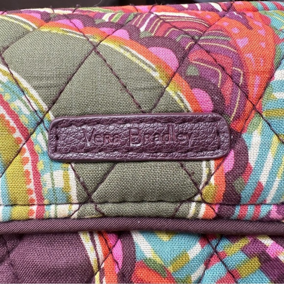 VERA BRADLEY Heirloom Paisley RFID Wallet Wristlet Strap Fall Autumn Quilted - Picture 13 of 13